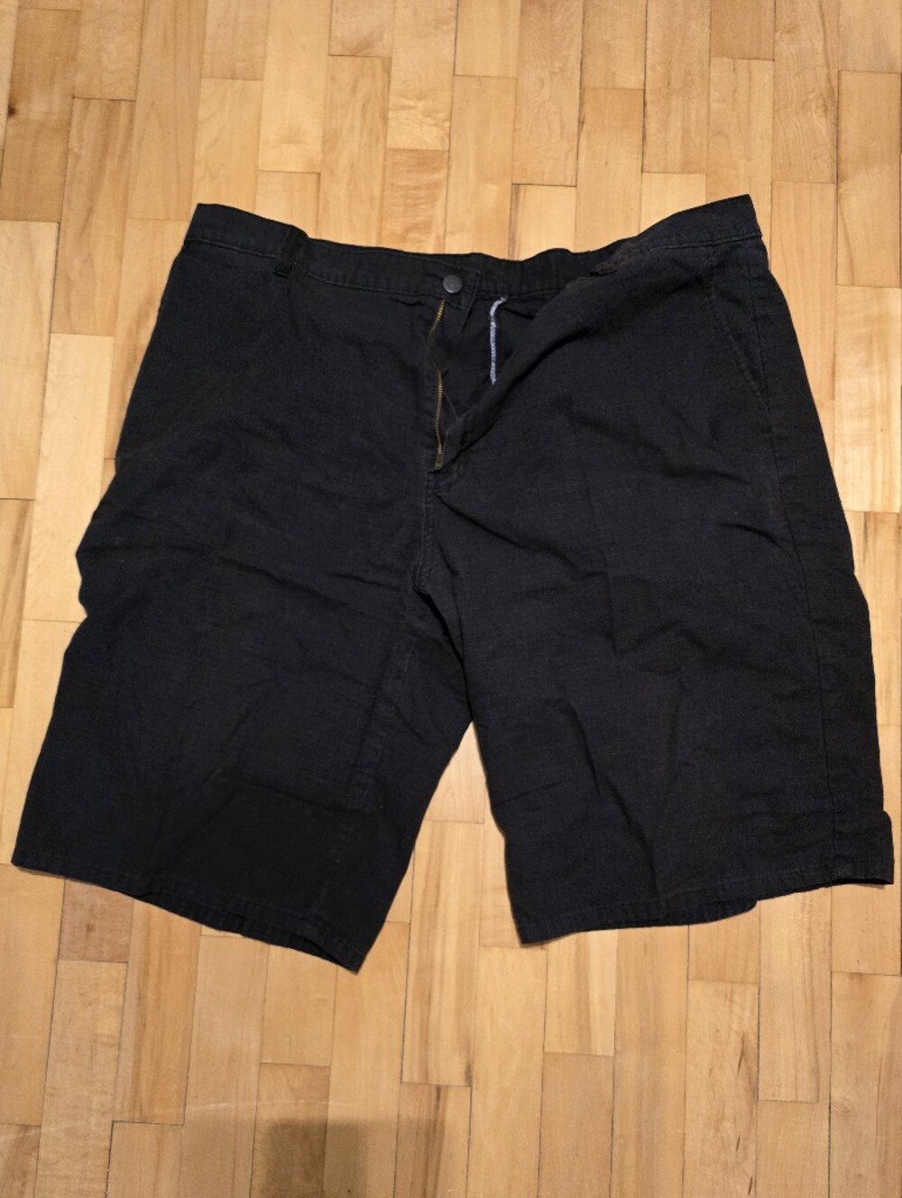 Genuine Dickies Men's Ripstop Relaxed Fit Casual Shorts in Rinsed Black Size 40